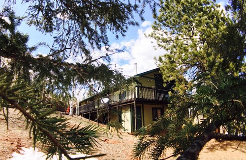Woodland Park House | Fabulous Mountain Cabin Wooded Property - Entertaining Living Room
