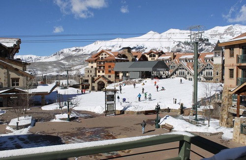 Mountain Village Condo | FALL SPECIAL! 1BR/2Bth Overlook Sunset Plaza-VIEWS, garage parking, fireplace