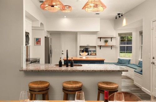 St. Augustine South House | Fire Pit & Patio 10 Min to Historic Downtown