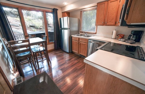 Estes Park Cabin | Free Standing Cabin Nestled in Rocks with Outdoor Hot Tub