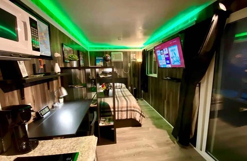 Arrowhead Farms Cabin | Fully Refurbished Container in Devore Heights, California, for Glamping Trips on Route 66