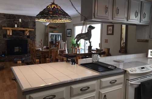 Woodland Park Bed & Breakfast | Furnished bedroom in our Home with full size bed, shared bath
