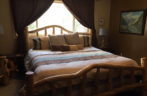 Woodland Park Bed & Breakfast | Furnished Bedroom in our Home - Own Bath - King Bed