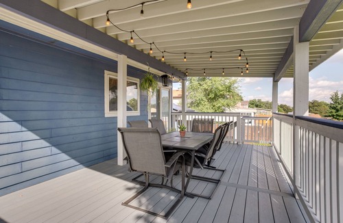 Thornton House | Furnished Deck + Fire Pit: Thornton Family Retreat