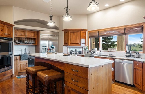 Monument House | Gorgeous Estate with Mountain views, OUTDOOR POOL/Hot Tub, Gym, close to USAFA