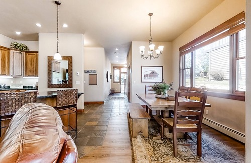 Steamboat Springs House | Gorgeous & roomy townhouse with pool, hot tub, chef's kitchen, & mountain view