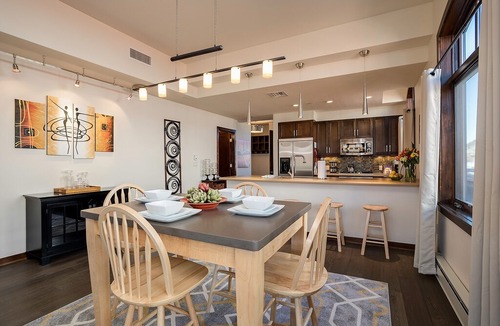 Downtown Steamboat Springs Condo | H401A by Pioneer Ridge: Downtown Luxury ~ Great Alpenglow Views! ~ A/C & Grill