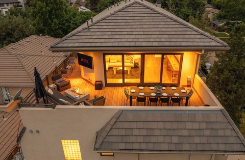 Cherry Creek House | Heart of Cherry Creek Modern Mansion Rooftop