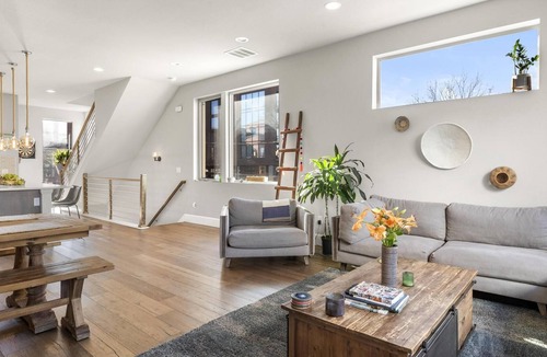 Golden Triangle House | Hip Townhome w/ Rooftop Views - Walk to Everything