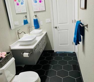 Lafayette House | Hot Tub Steam Shower Gym in Charming Family Home!