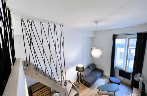 Les Cordeliers Apartment | Hyper centre : Appartement Déco Atelier ou Studio Mezzanine