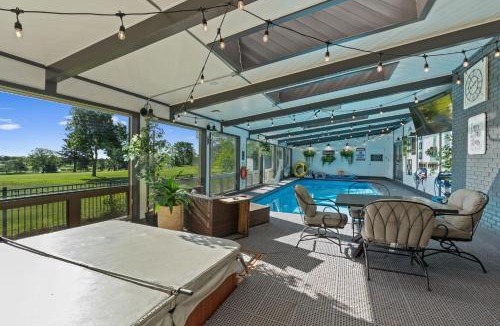 Loveland House | Indoor Pool and Hot Tub on Golf Course