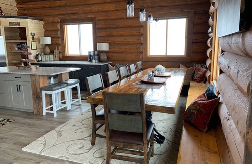 Grand Lake Cabin | ITS BACK! Lakefront 'Newly Built' Authentic Log Cabin post Troublesome Fire