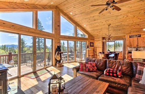 Indian Mountain House | Jefferson Cabin with Fire Pit Near Hiking Trails!