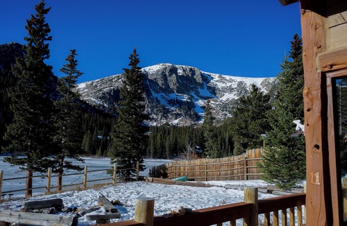 Saint Mary's Cabin | Lake side Cabin with Hot tub and views of St. Mary’s Glacier