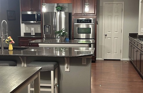 Peyton House | Large 3 bedroom house in delightful Falcon-WiFi, AC, fitness room, Mountain View
