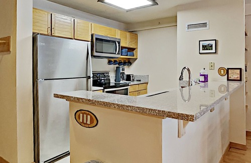 Mountain House Condo | Large Balcony, Perfect for Summer Drinks!