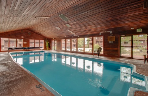 Wildernest Condo | Lofted condo w/ mountain views & shared pool/hot tubs - near hiking/biking!