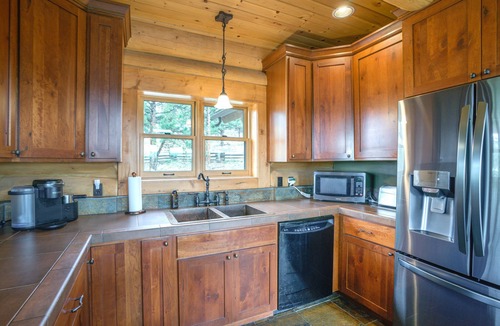 Florissant Cabin | Log Cabin on Private 45-Acre Ranch in Florissant!