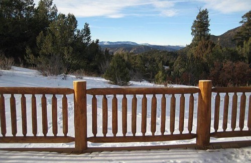 Canon City Cabin | Log home on Oak Creek Mountain Ranch with 360 views,