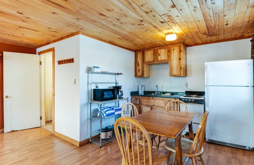 South Fork Cabin | Lovely log cabin with private hot tub & deck - dogs, hikers & skiers welcome