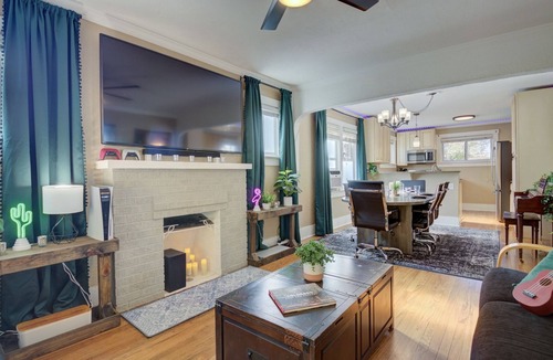 Curtis Park House | Lux RiNo Retreat: Prime Location, Hot Tub, Game Room, Backyard, 4th Night FREE!