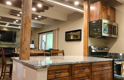 Frisco Condo | Luxurious, peaceful, family and dog friendly condo right on Ten Mile Creek!