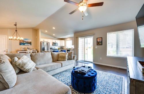 Longmont House | Mead Vacation Rental Fenced Backyard and Fire Pit!
