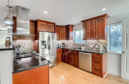Littleton House | Mid-Mod Home 3 baths 2 Living Rms Yard