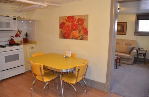 Central Colorado Springs Apartment | MidCentury Garden Level by Downtown