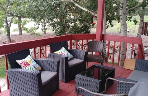Northwest Colorado Springs House | Minutes from all attractions while enjoying a mountain view from the patio.