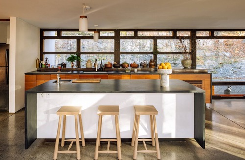 Red Hook House | Modern Architectural Concept House nestled into Nature