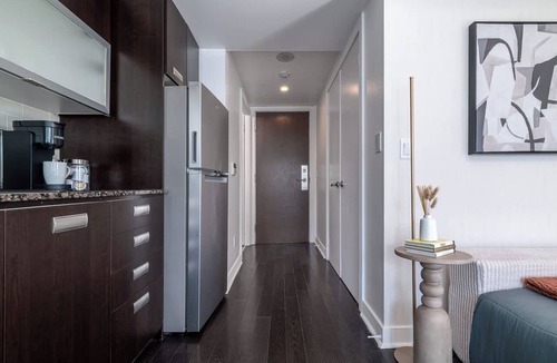 King West Village Apartment | Modern Downtown Studio Private Patio