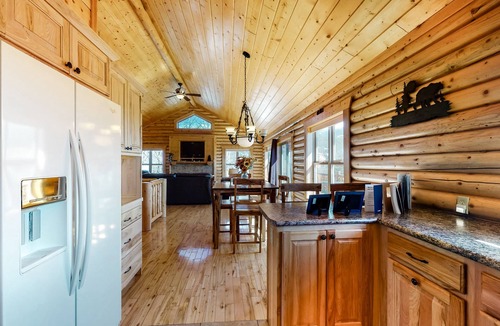 Rainbow Valley Cabin | Mountain-view escape with private hot tub, fireplace, washer/dryer, and deck