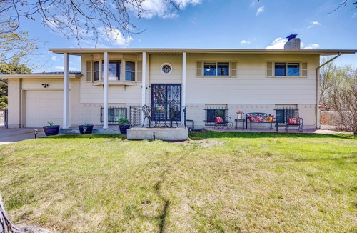 Security-Widefield Apartment | Mountain-View Home Near Cave of the Winds!