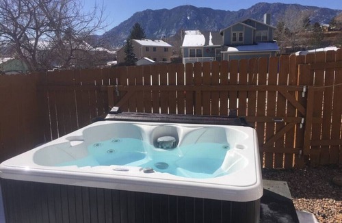 Cheyenne Meadows House | Mountain-View 5BR Retreat: Gym, Hot Tub, BBQ, Firepit, Playground, Sleeps 12