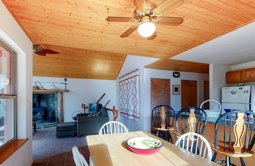 Lake George House | New listing! Secluded cabin w/ mountain views, spacious deck, & wood stove!
