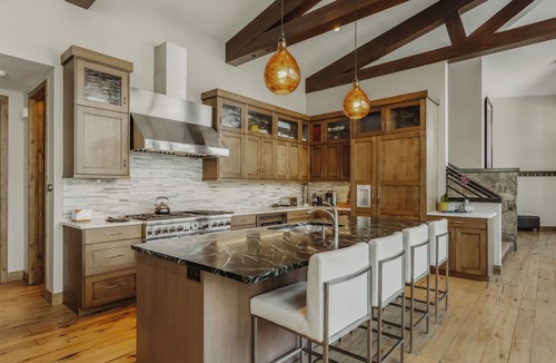 Weisshorn House | New Modern Chalet by InvitedHome | Shuttle to Ski, Lounges, Deck, Firepit, Views