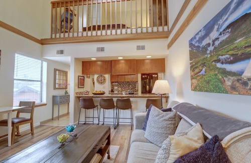 Frisco Condo | NEW! Mountain Condo, Outdoor Hot Tubs, Stunning Summer Views - 201C