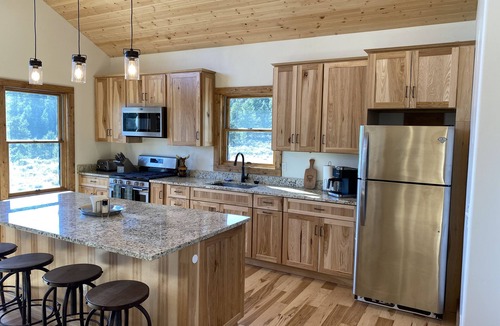Almont Cabin | New! Premier 3 bedroom cabin in Taylor Park. Base of the Collegiate Mountains.