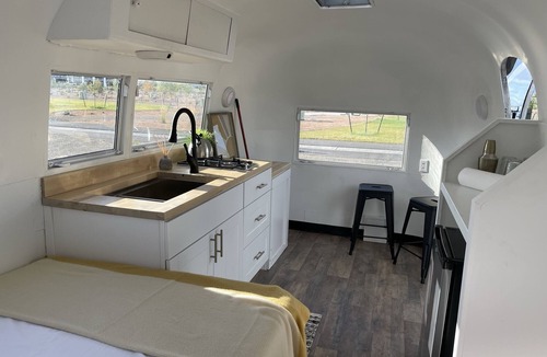 Pear Park House | Newly updated Airstream with modern amenities on the bank of the Colorado River.