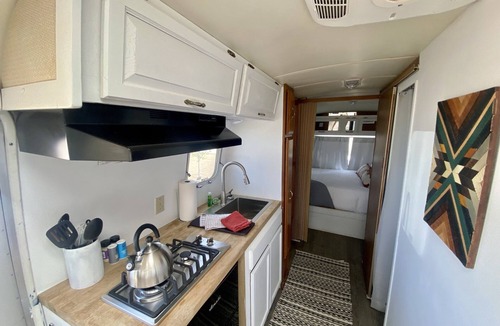 Pear Park House | Newly updated Airstream with modern amenities on the bank of the Colorado River.
