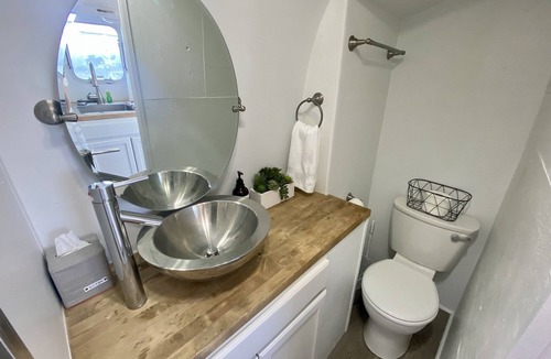 Pear Park House | Newly updated Airstream with modern amenities on the bank of the Colorado River.