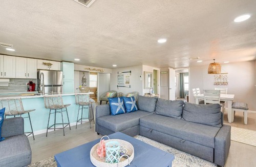 Surfside Beach House | Oceanfront Deck: Surfside Beach Vacation Rental!