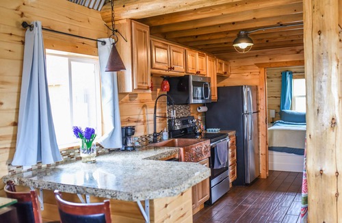 Lazear Cabin | One bedroom w/loft, pet friendly cabin near the black canyon.