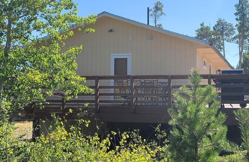 Crystal Lake Cabin | Our Property offers a relaxing getaway with a hot tub and massage chair!