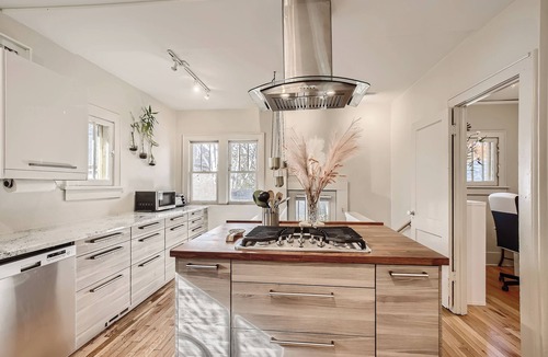 Congress Park House | Perfectly Walkable Congress Park Home w/Office and Fenced-in Shaded Back Yard