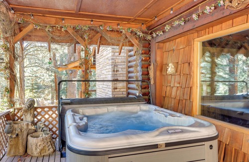Vallecito Cottage | Pet-friendly Bayfield Cabin w/Game Room & Hot Tub