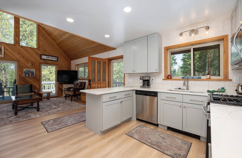 Granby Cabin | Pet Friendly! Wood Fireplace, Wraparound Porch, Firepit, Close to Lake Granby and Highland Marina