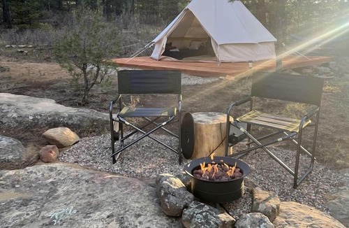 Boncarbo RV Rental | Private Bell Tent with Amazing Stargazing in Colorado
